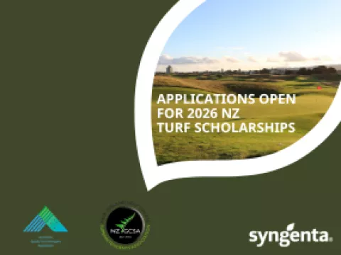 NZ Turf Scholarship Wider Education 2026