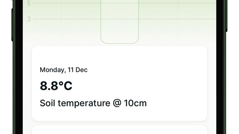 SOIL TEMPERATURESoil temperature is crucial for root activity that will influence nutrient uptake in soil moisture. The figure gives an accurate trend of potential growth.