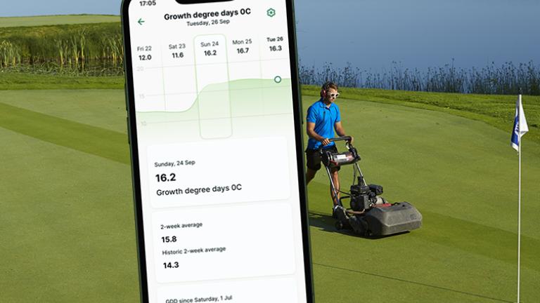 Turf Advisor decision support - Growth Degree DaysGrowth Degree Days, or GDD, is widely recognised as a key indicator for a wide range of turf management operations and inputs, including PGR interval, nutrition and fungicide longevity. Track daily levels, forecast data and a historic two-week average.