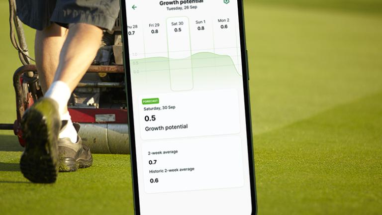 Turf Advisor decision support - Growth potentialThe new Syngenta Growth Potential model incorporates data on weather influences for turf growth, providing a clearer and more accurate indication of growth and turf health.