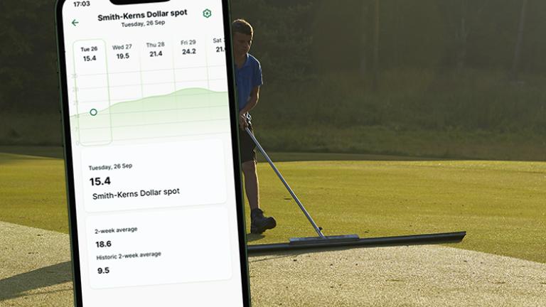 Turf Advisor Risk Models - Smith Kerns Dollar spotThe Smith Kerns model tracks temperature and humidity to predict the risk of Dollar spot outbreaks. Fungicide treatment programmes typically commemnce when the model consistently shows pressure in excess of 20%.