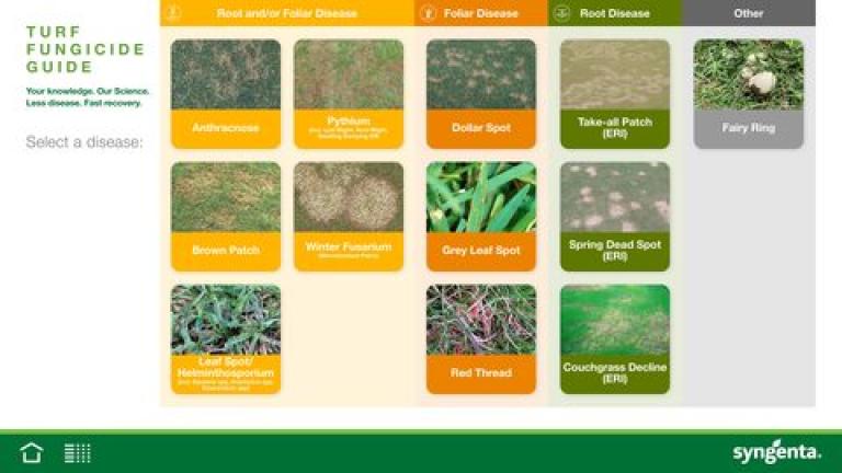 Interactive Turf Disease Fungicide Guide Cover