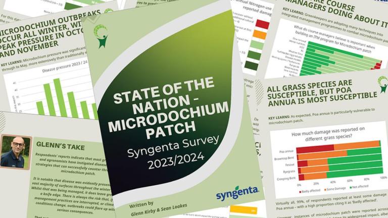 Microdochium patch - Studie