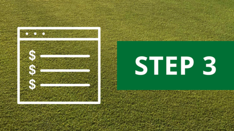 Turf Rewards Step 3