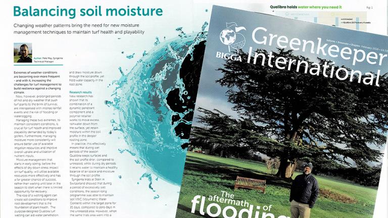 Greenkeeper International Balancing moisture feature
