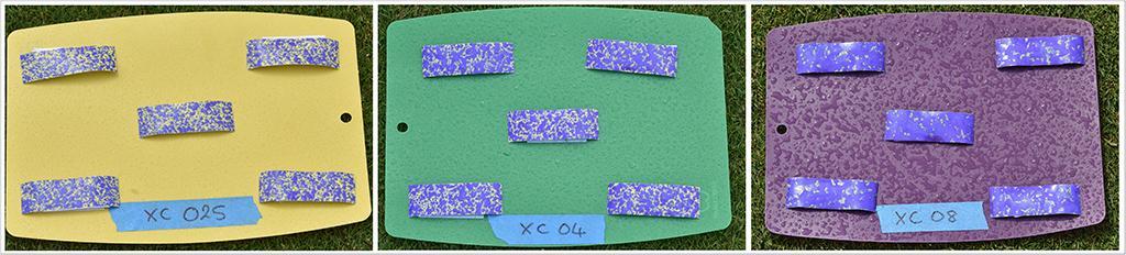 Water sensitive paper test all XC nozzles