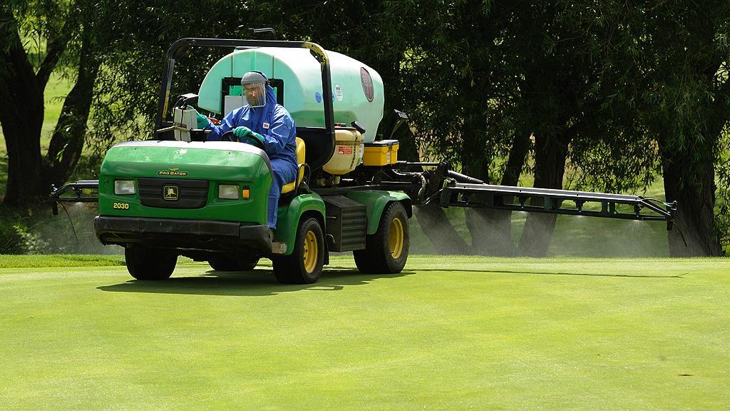 Greens spraying Ely City