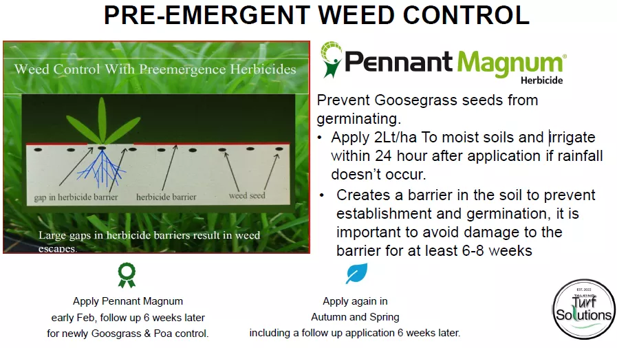 Golf Course Weed Control with Pennant Magnum